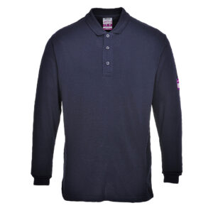 Modaflame Langarm-Polo-Shirt