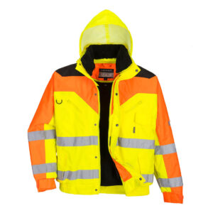 Warnschutzjacke 2-in-1