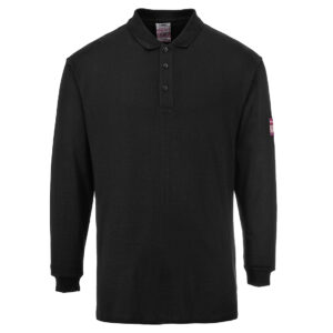 Modaflame Langarm-Polo-Shirt